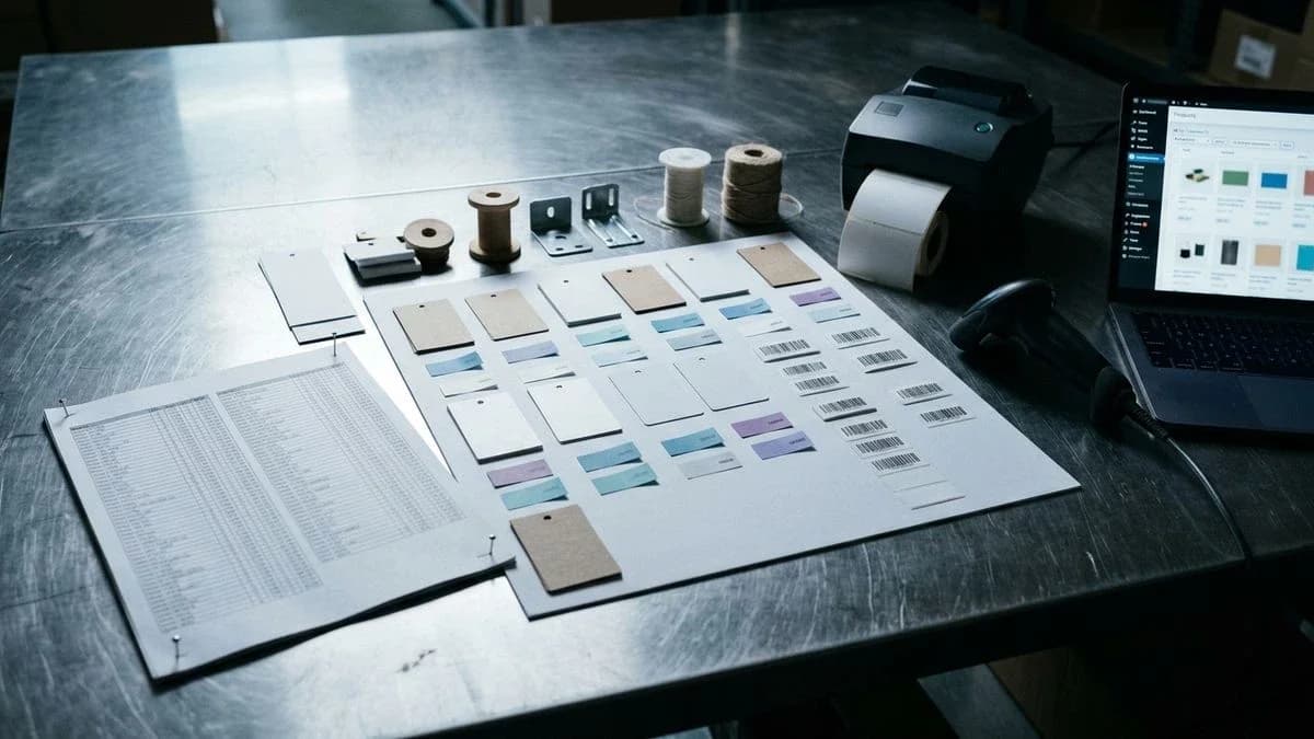 A PDF price list can become shop-ready product listings