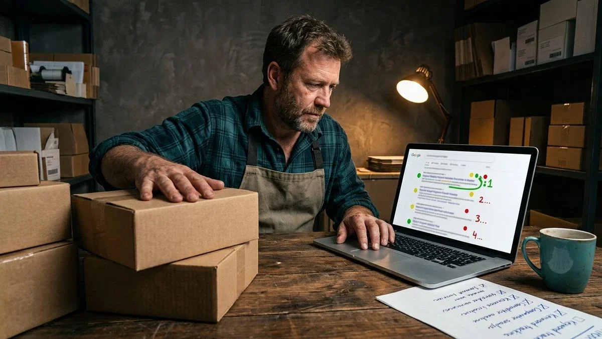 Händler analysiert einen WooCommerce-Katalog für SEO in Eigenregie