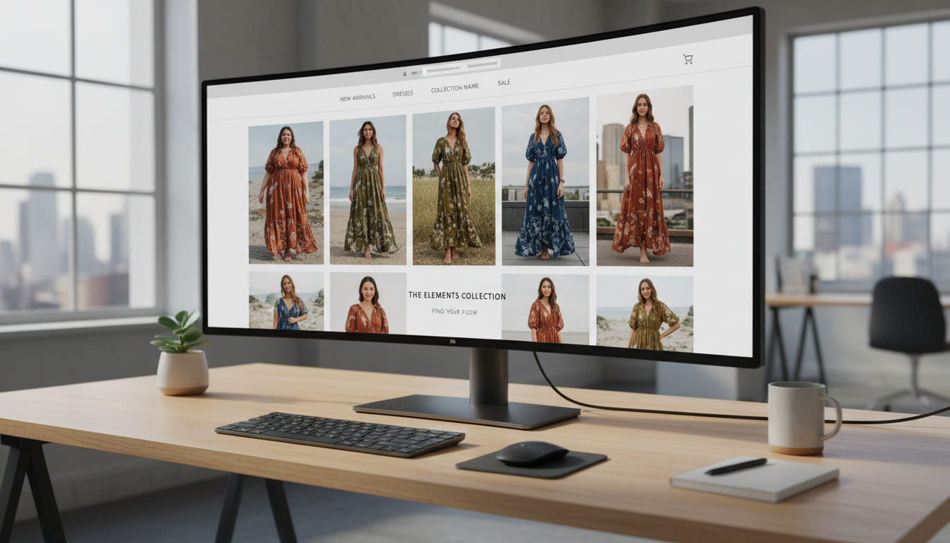 AI che genera rappresentazioni diverse di modelli con diverse taglie ed etnie