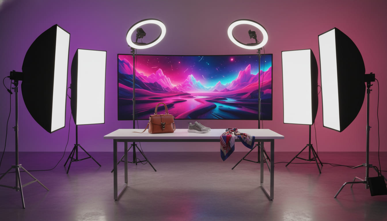 Studio Photo Virtuel IA : Comment Creer des Arriere-Plans Professionnels
